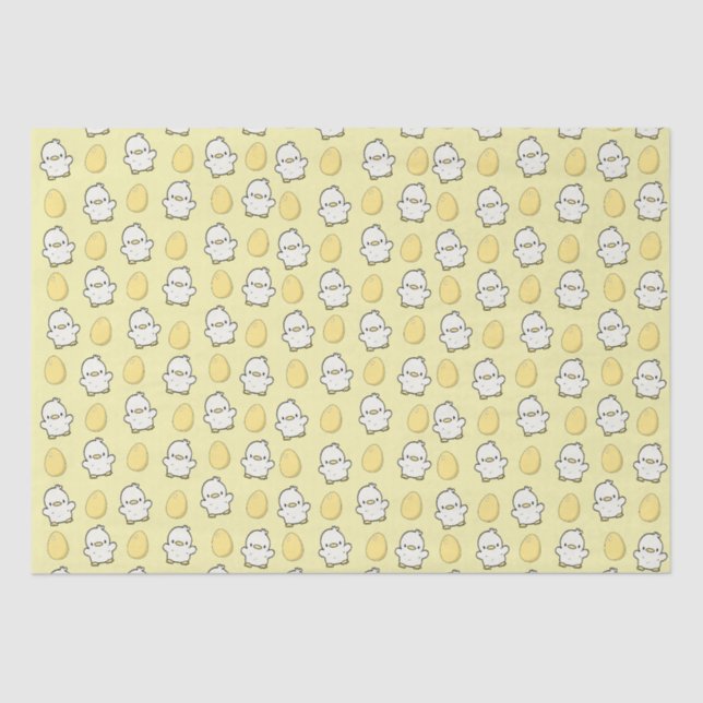 Chicken and Eggs Wrapping Paper (Front)