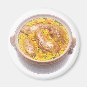 Chicken and Rice Magnet