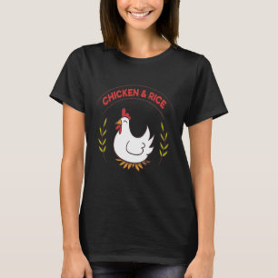 Chicken And Rice   Weightlifter Bodybuilder Eating T-Shirt