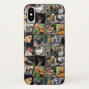 Chicken,And Rooster Photo Collage, Case-Mate iPhone Case