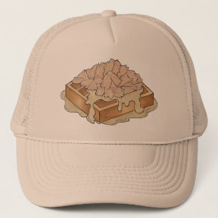 Chicken and Waffles Pennsylvania Dutch Amish Food Trucker Hat