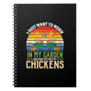 Chicken Art And Hangout With My Chickens Notebook