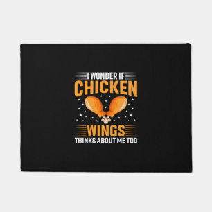 Chicken Art Chicken Wing Doormat
