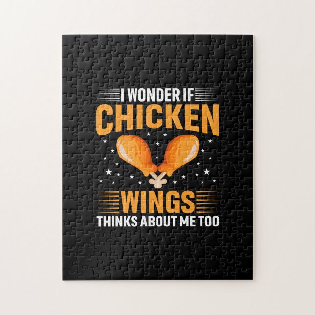 Chicken Art Chicken Wing Jigsaw Puzzle (Vertical)