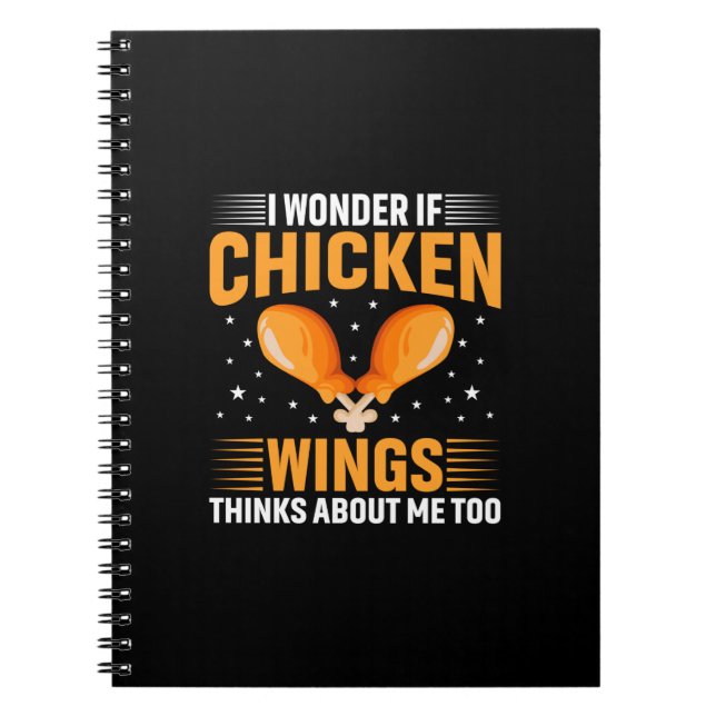 Chicken Art Chicken Wing Notebook (Front)