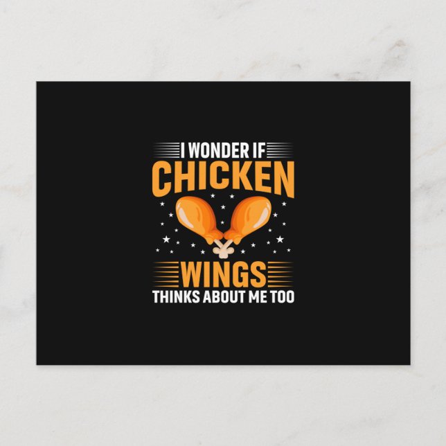 Chicken Art Chicken Wing Postcard (Front)
