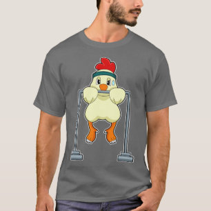 Chicken At Fitness PullUps  T-Shirt