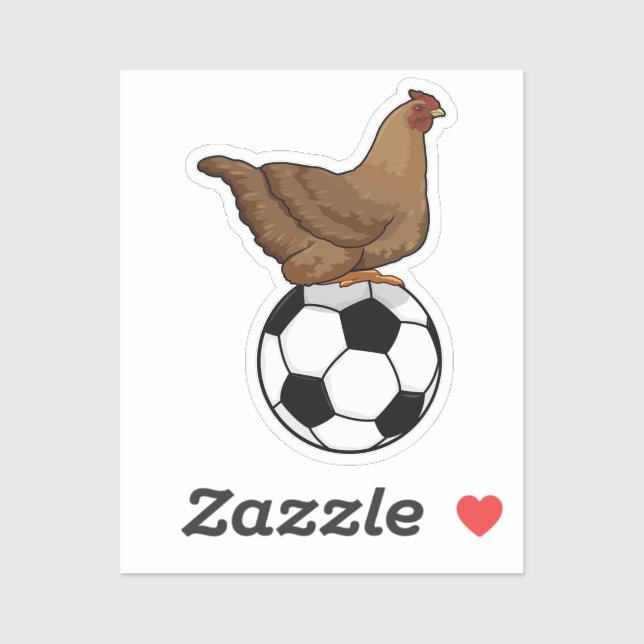 Chicken at Soccer Sports (Sheet)
