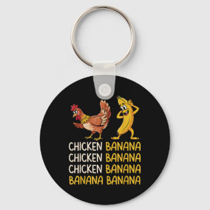Chicken Banana  Keychain