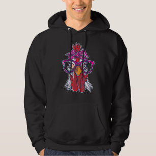 Chicken Bandana Cute Farm Animals Farming Lover Hoodie