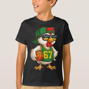 Chicken Basketball 67 Gen Alpha Slang Srts Men Boy T-Shirt