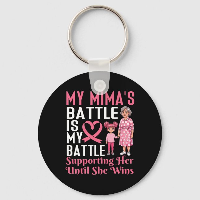 Chicken Beer Karate Kick Cool Chicken Funny Chicke Keychain (Front)
