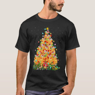 Chicken Bird Xmas Lights Santa Chicken Christmas T-Shirt