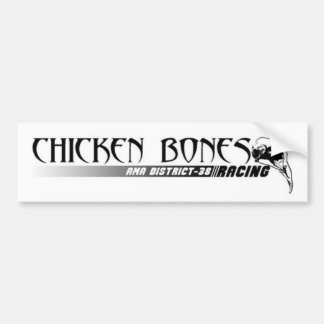 Chicken Bones Racing Bumper Sticker