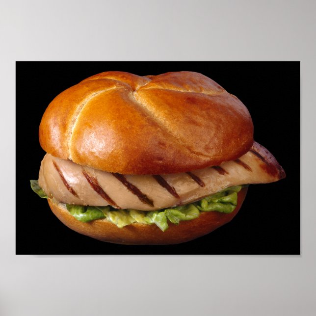 Chicken Breast Sandwich Poster (Front)