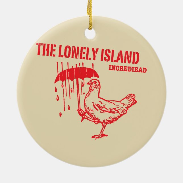 Chicken Ceramic Ornament (Back)