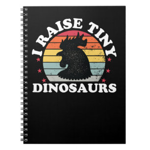 Chicken Chick I Raise Tiny Dinosaurs Funny Chicken Notebook