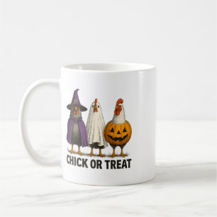 Chicken Chick Or Treat Funny Halloween Costume Far Coffee Mug