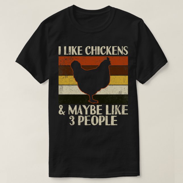 Chicken Chicken Owner Chicken Lover 1 T-Shirt (Design Front)
