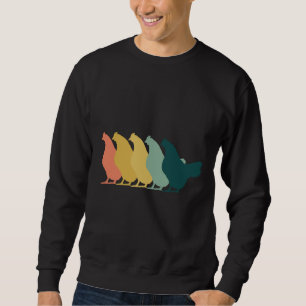 Chicken Chicken Retro Sweatshirt