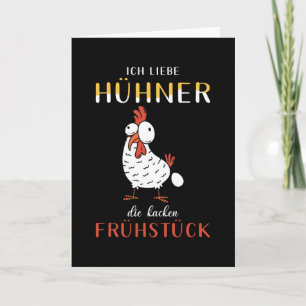 Chicken Chickens Saying Funny Card