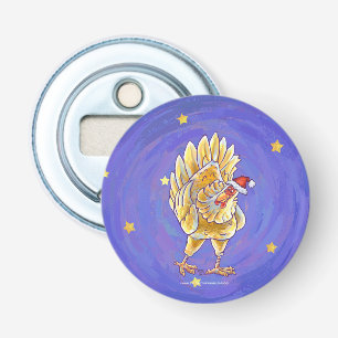 Chicken Christmas Bottle Opener