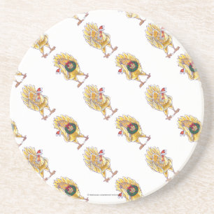 Chicken Christmas Coaster