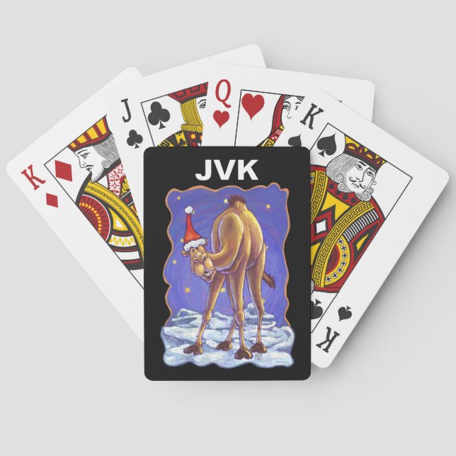 Chicken Christmas Playing Cards (Back)