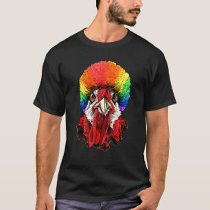 Chicken Clown Carnival Circus Staff Chicken Farme T-Shirt
