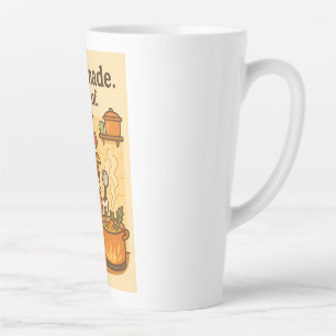 Chicken Cooking Soup - Funny Kitchen Hen Design  Latte Mug