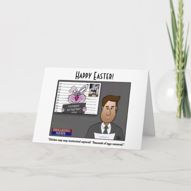 Chicken Coop Coup Folded Greeting Card (Front)