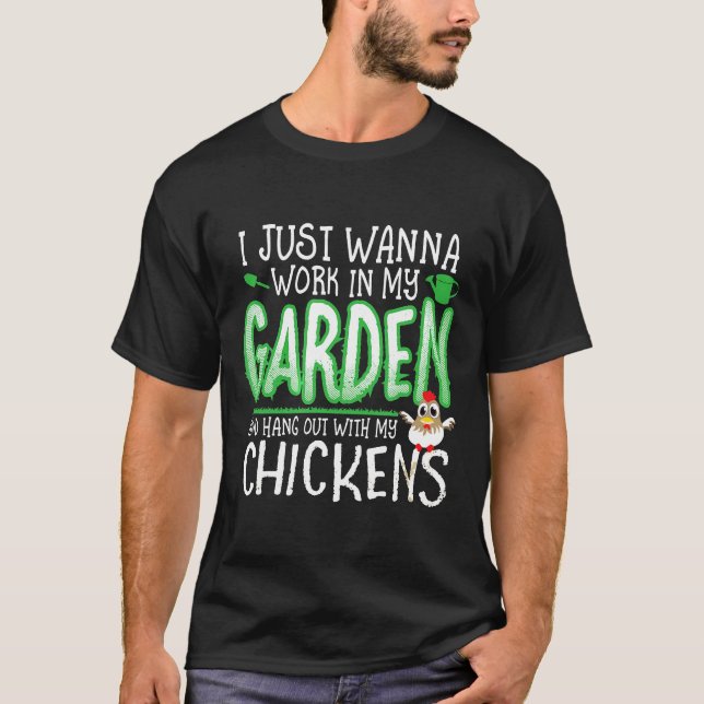 Chicken Coop Garden T-Shirt (Front)