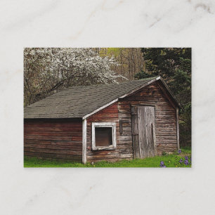 Chicken Coop in Spring ATC Business Card