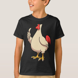 Chicken Costume For Halloween Rooster Animal Cospl T-Shirt