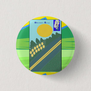Chicken Coup  1 Inch Round Button