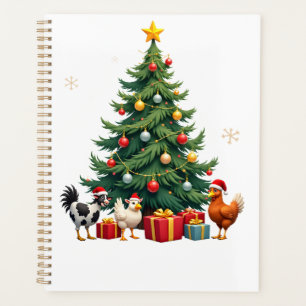 Chicken Cow Goat Horse Farm Animal Farmer Christma Planner