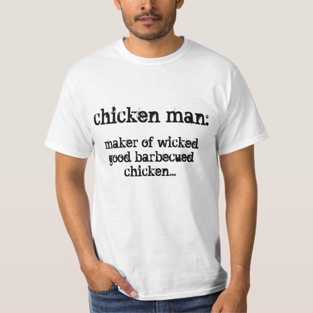 Chicken Crew T-Shirt (White) (Front)
