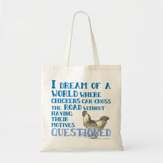 Chicken Cross Road Tote Bag