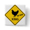 Chicken Crossing Highway Sign