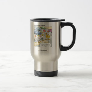 Chicken Crossing Road Funny Travel Mug