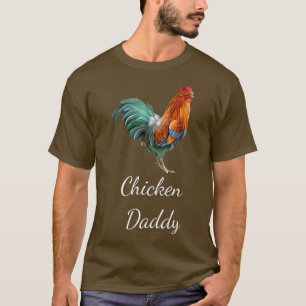 Chicken Dad Funny Chicken Farmer Chicken Daddy Roo T-Shirt