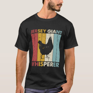Chicken Dad Mom Whisperer Farmer Jersey Giant T-Shirt