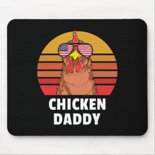 Chicken Daddy Farmer Chicken Lover Mouse Pad