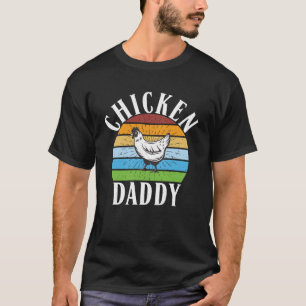 Chicken Daddy Retro vintage Style Chicken T-Shirt