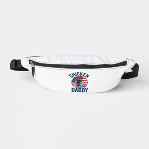 Chicken Daddy Rooster Vintage Patriotic Shirt Desi Fanny Pack