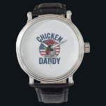 Chicken Daddy Rooster Vintage Patriotic Shirt Desi Watch<br><div class="desc">Chicken Daddy Rooster Vintage Patriotic Shirt Design_1</div>