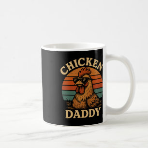 Chicken Daddy Vintage Chicken Dad Farmer Poultry F Coffee Mug