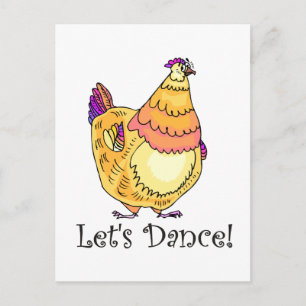 Chicken Dance Postcard