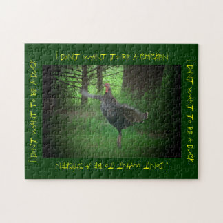Chicken Dance vs. Turkey Trot Jigsaw Puzzle