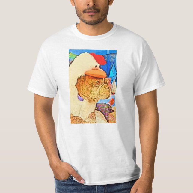 Chicken dog t-shirt (Front)